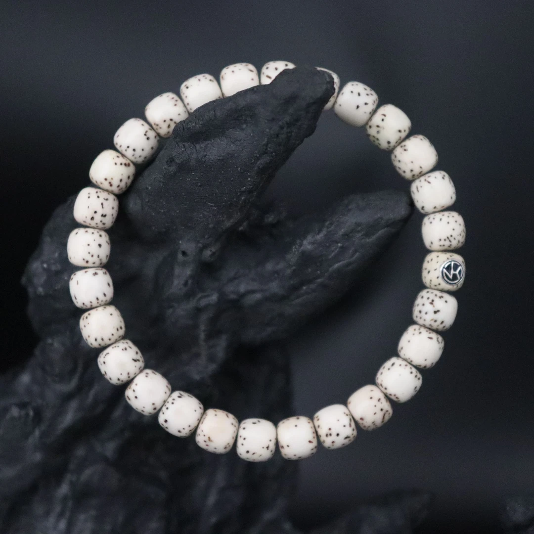 [则一造物]星月菩提系列 原生态河豚银标款 8mm左右多样性发其一