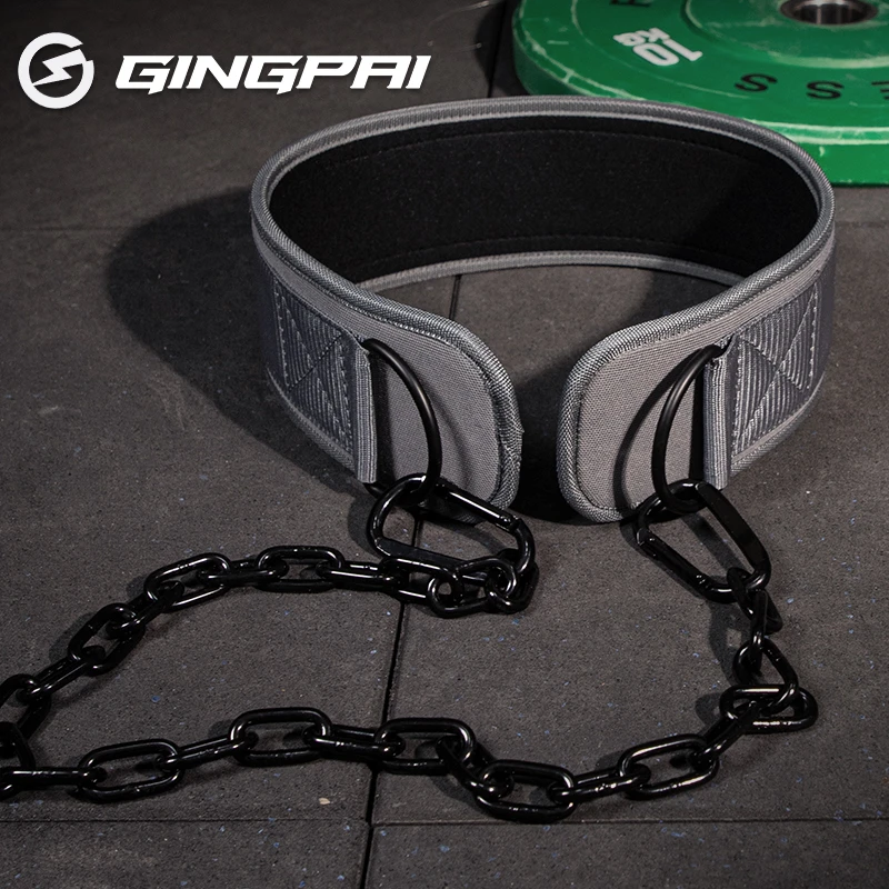引体向上负重腰带健身单双杠力量训练护具加粗铁链杠铃片辅助加重