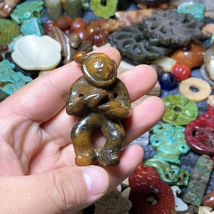 和田玉未镶嵌颈饰89