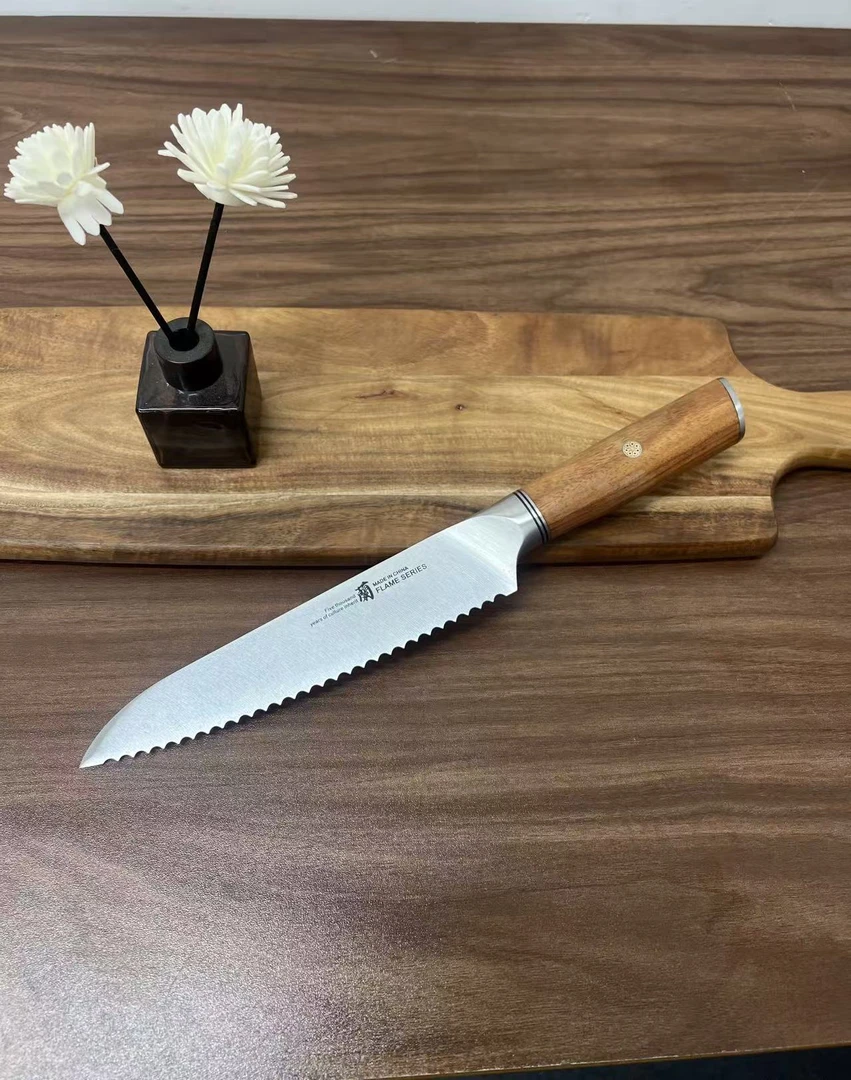 外贸尾单 蘭 面包刀 可切面包 吐司 法棍 冻肉 家用面包刀