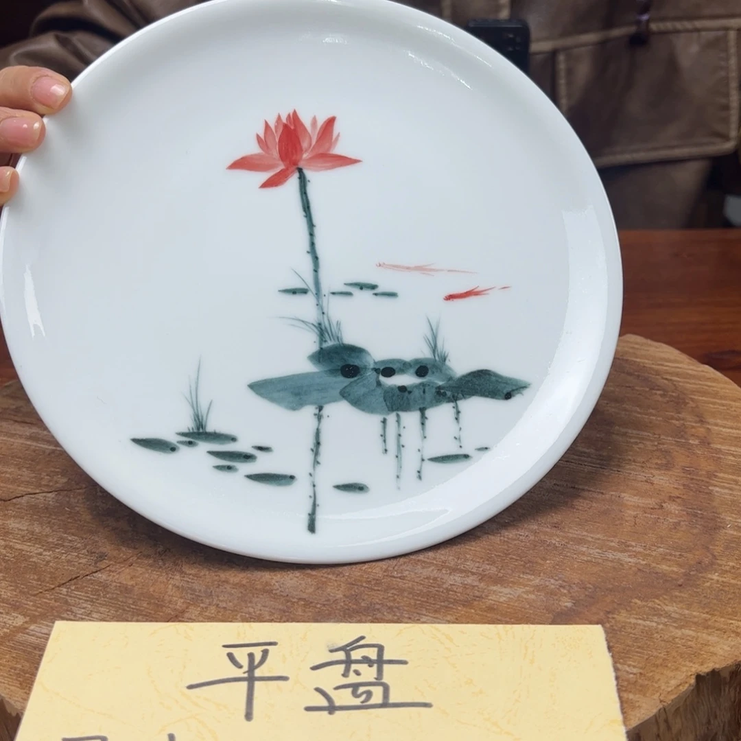 瓷片景德镇陶瓷手工手绘制作