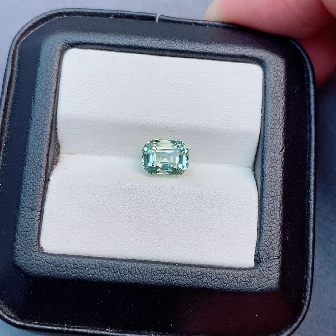 未镶嵌珠宝半成品碧玺2.16ct 薄荷绿