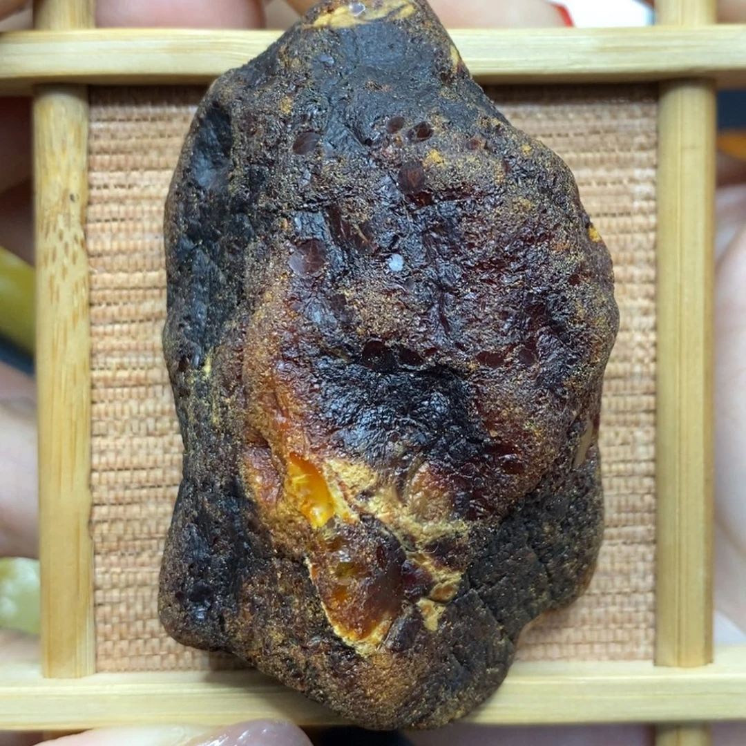 定制琥珀未镶嵌大****海陈