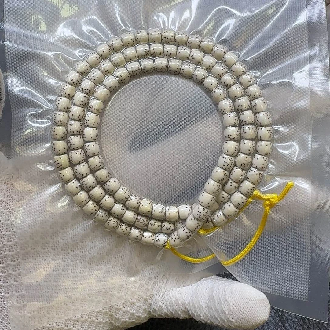 我***了手串星月菩提7*6原生态大留白直切