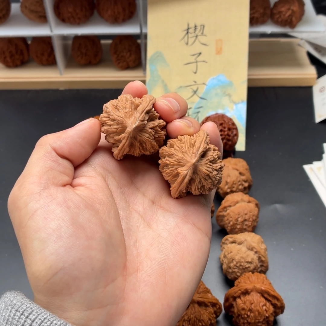 文玩核桃把件麦虎全品无修40