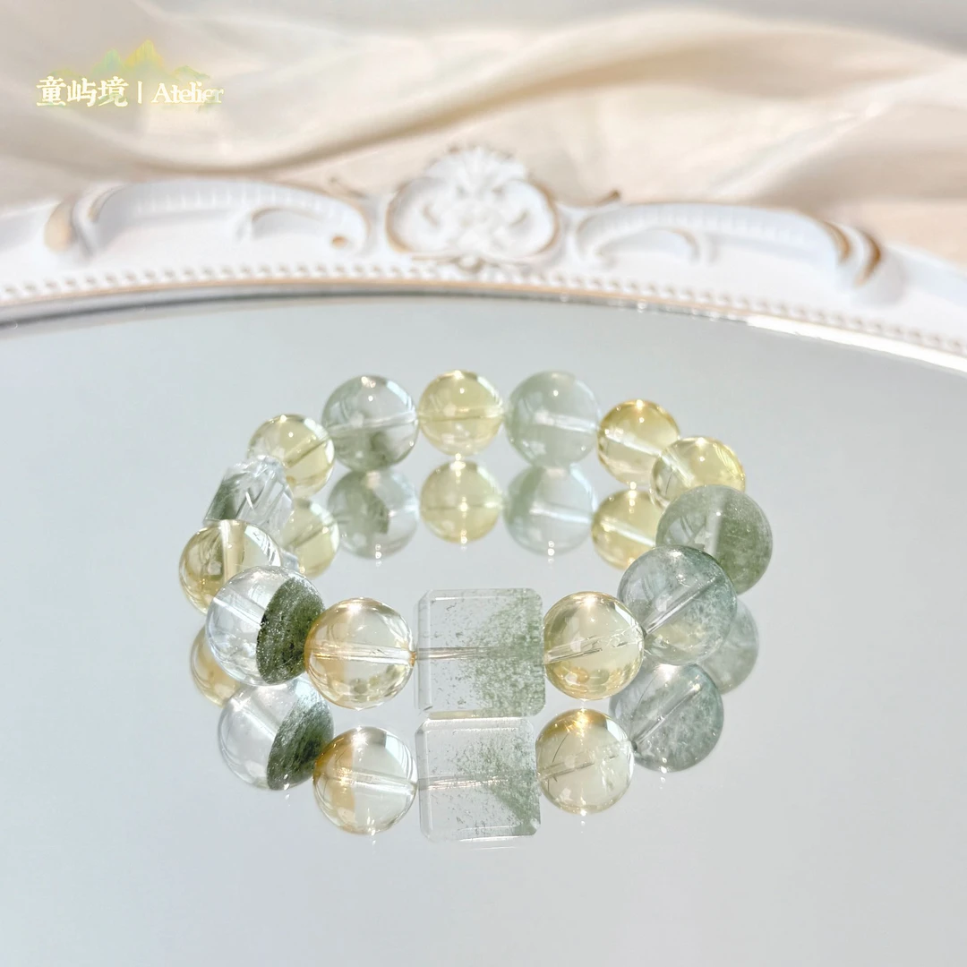 【溪山晚风】童屿境~天然水晶原创手串 多样性发其一