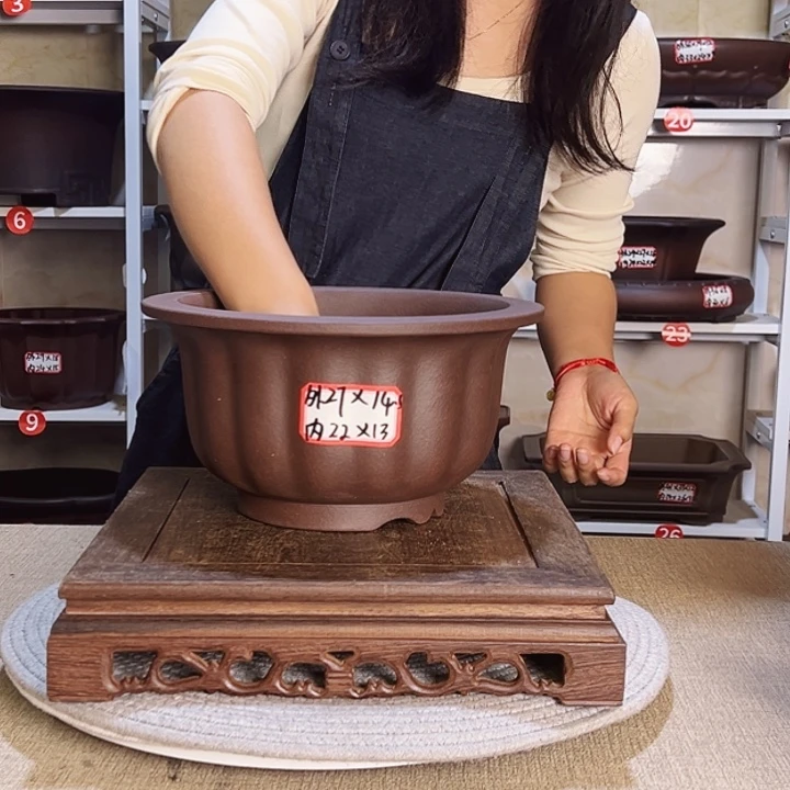 紫砂花盆紫砂花盆