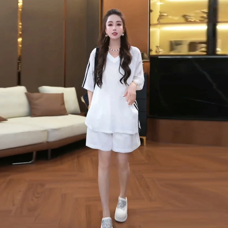 洋气潮流夏季个性好看新款2025年显气质日常通勤休闲百搭女士套装