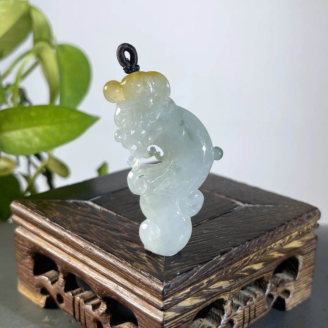 JXA11-46 天然缅甸A货翡翠 龙