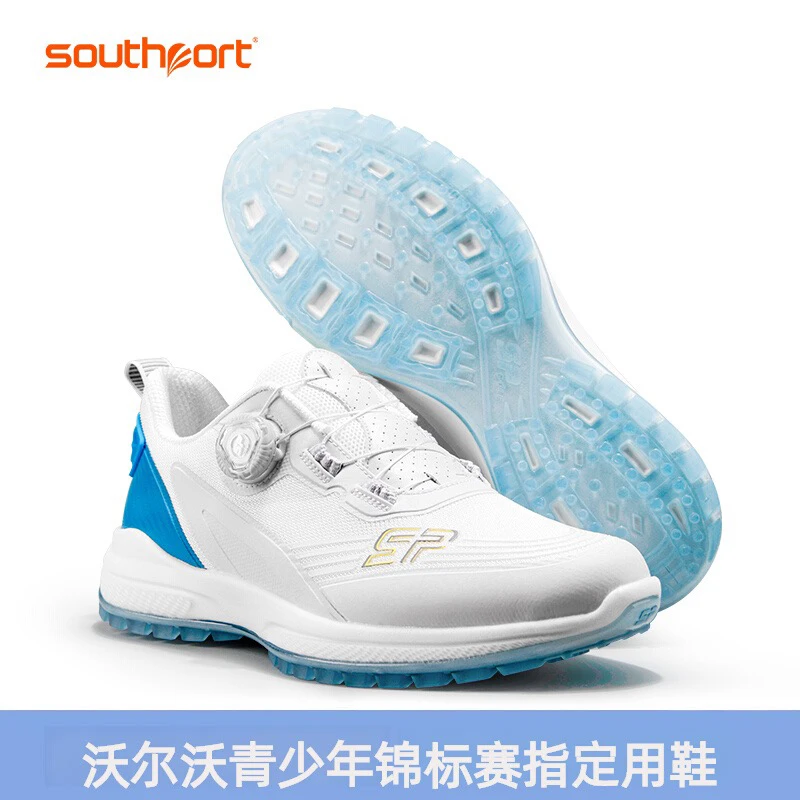 Southport 新款高尔夫球鞋男防水透气轻便运动鞋夏专业golf旋钮鞋