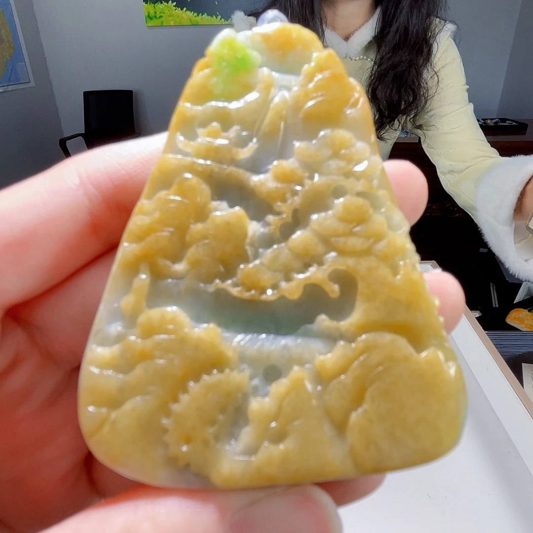 颈饰未镶嵌翡翠翡翠