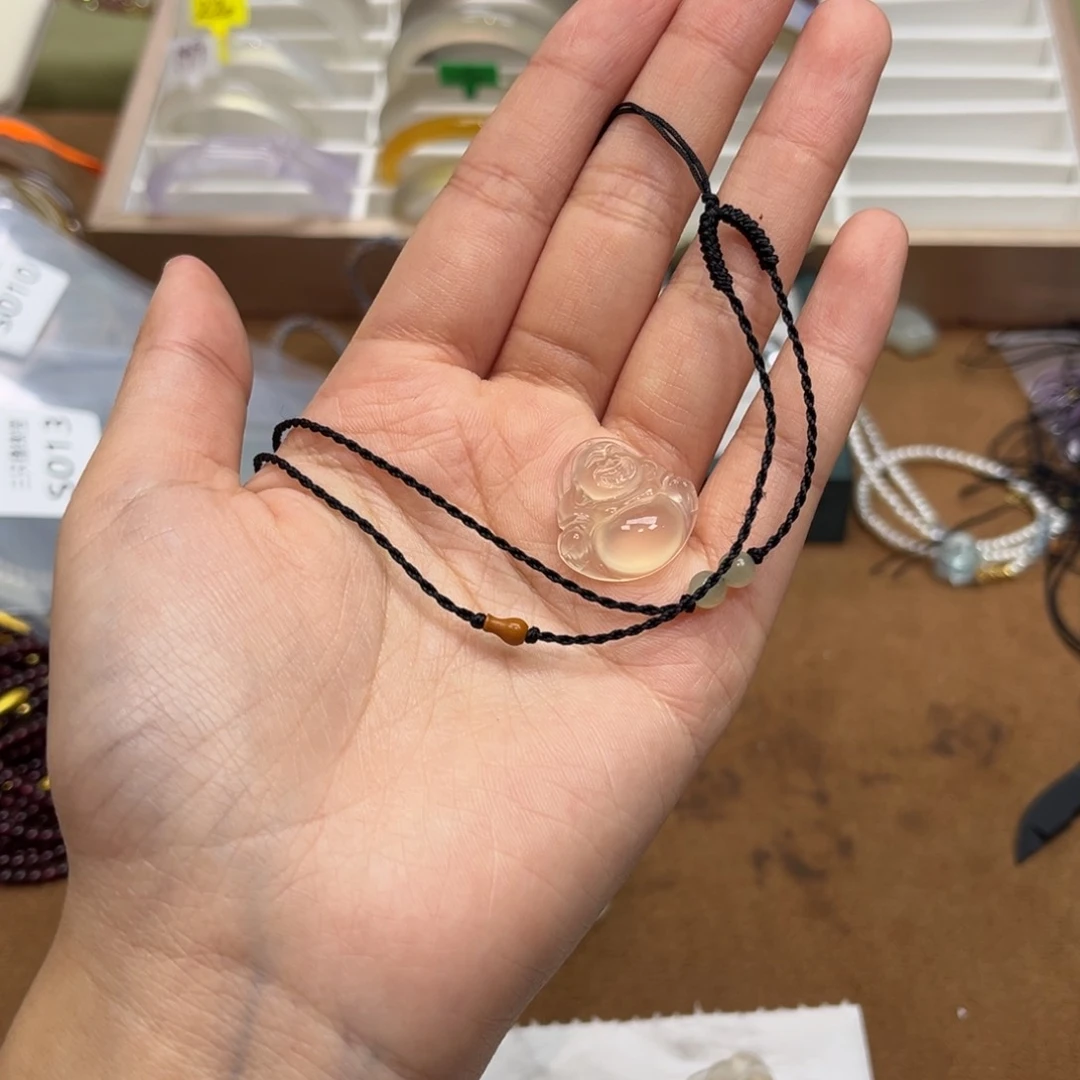 玛瑙/玉髓未镶嵌颈饰T****7