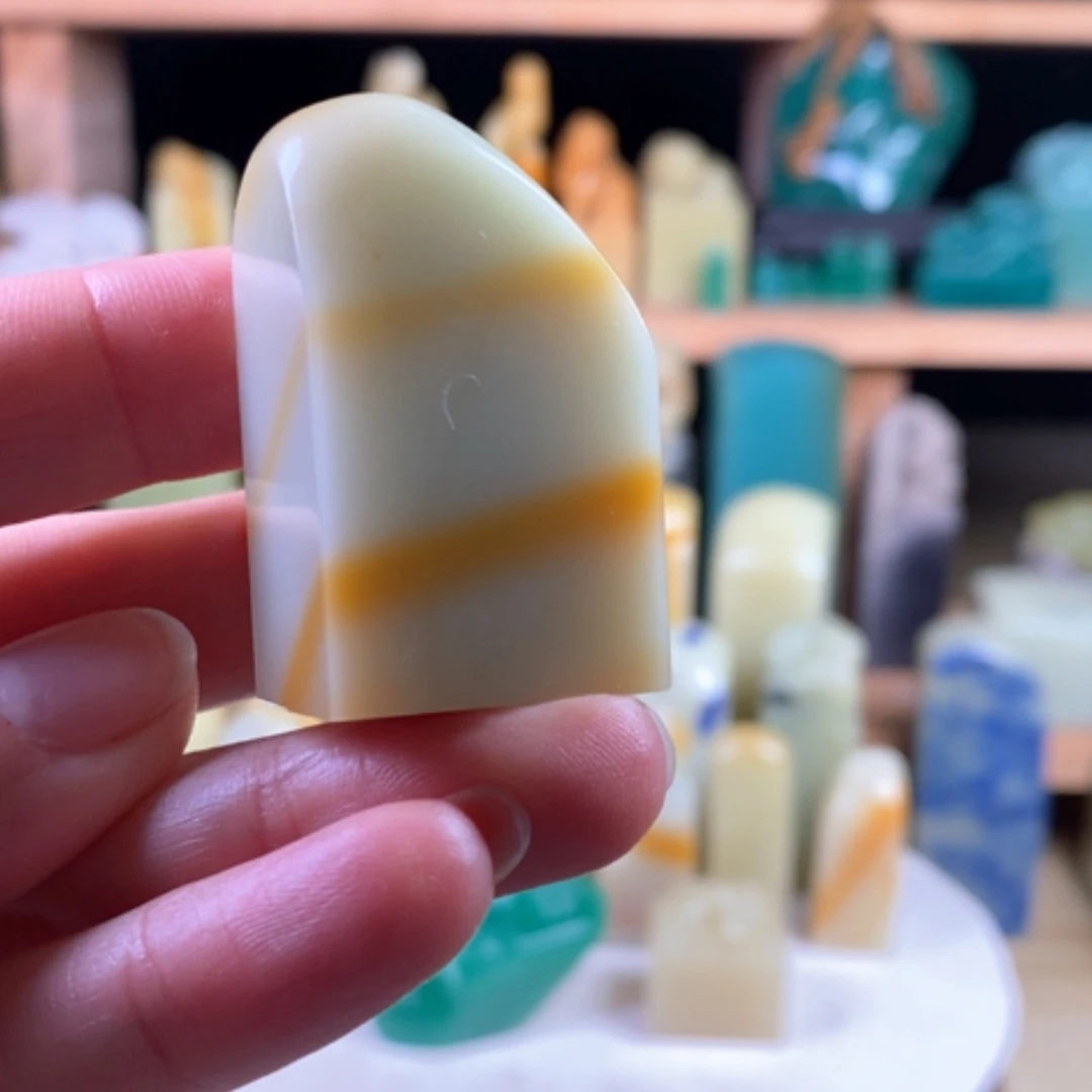 【闪购商品】青田石封门黄金条………….