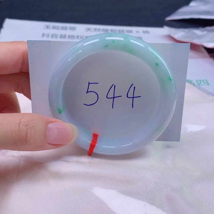 翡翠未镶嵌手镯55圈口