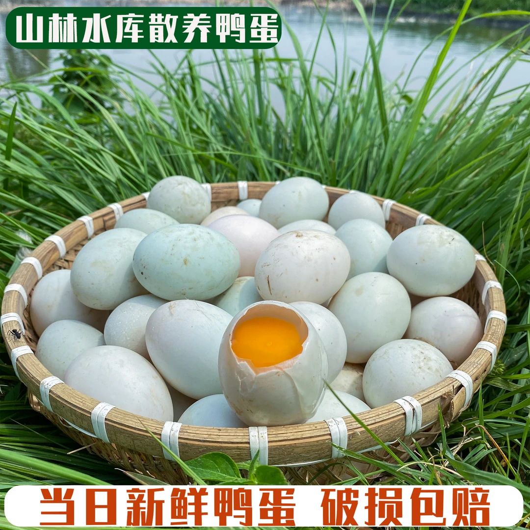 【现捡现发】正宗农家散养土鸭蛋个头大生鸭蛋新鲜鸭蛋