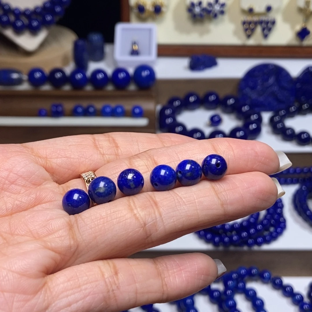 T***叔青金石未镶嵌7mm+单珠