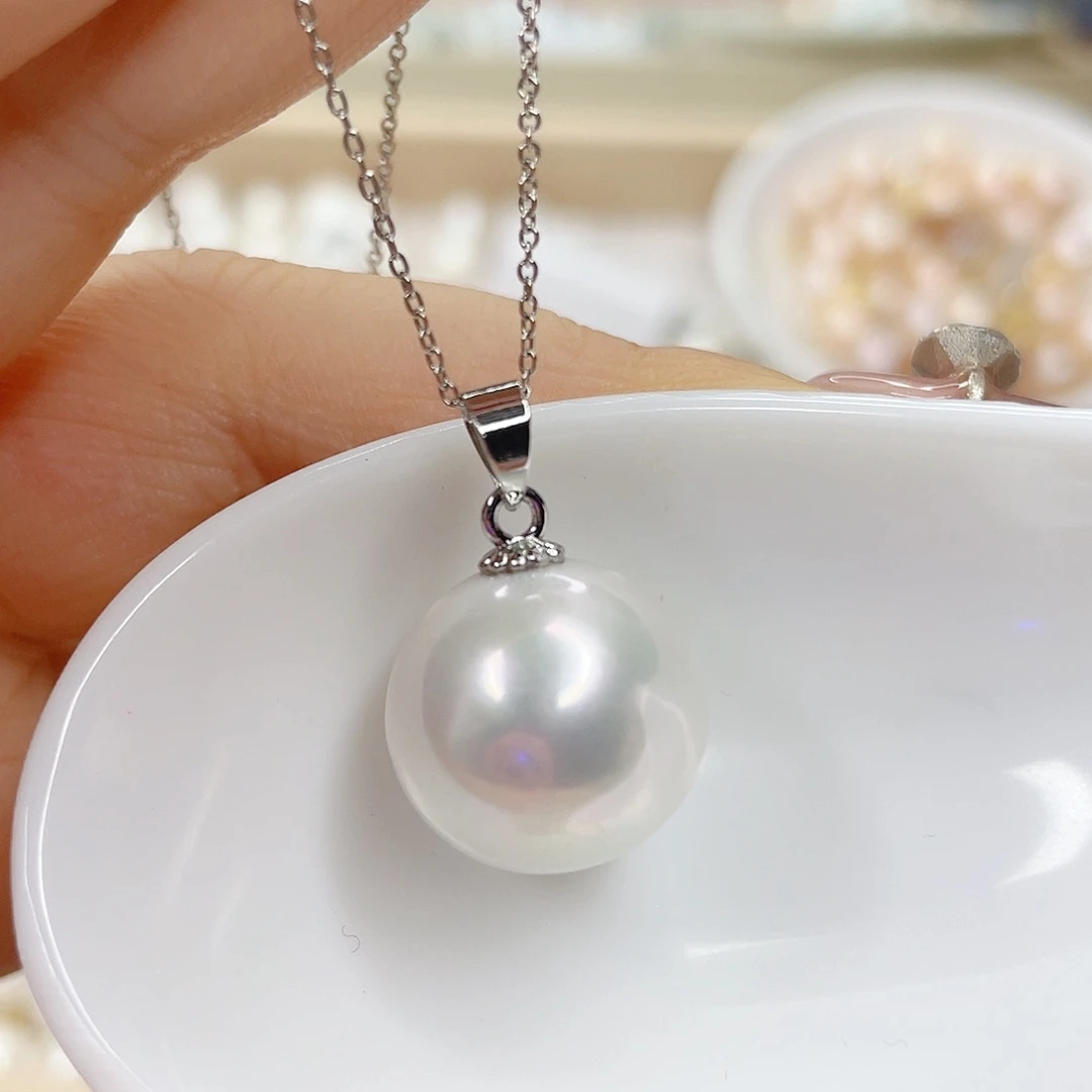 淡水珍珠未镶嵌吊坠(赠链)