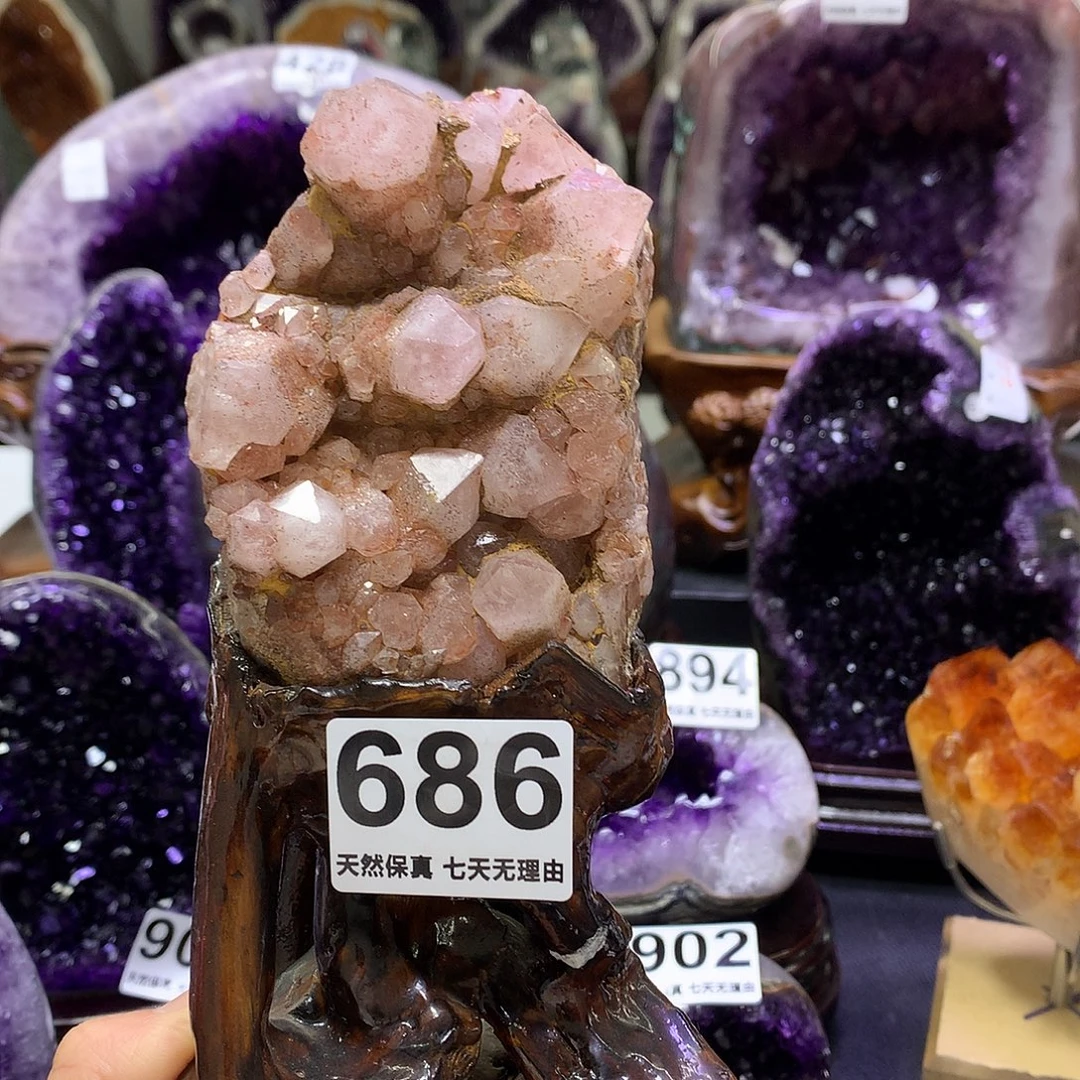 水晶摆件未镶嵌水晶m