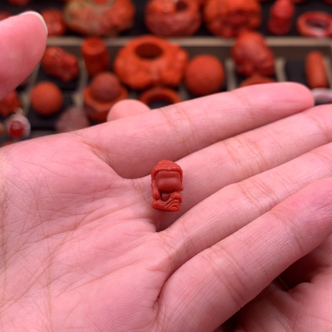 南红玛瑙未镶嵌无相佛7+