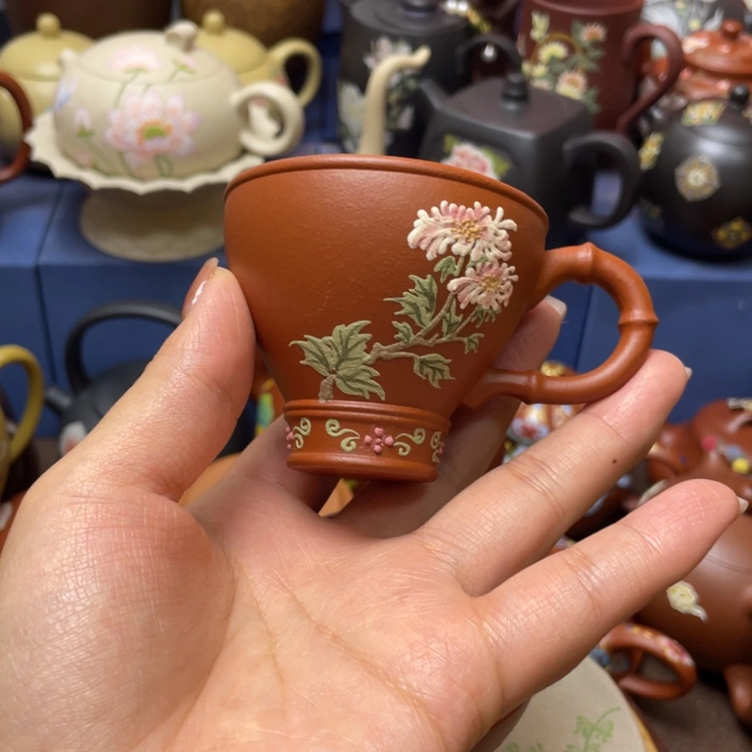 紫砂茶杯紫砂主人杯100cc