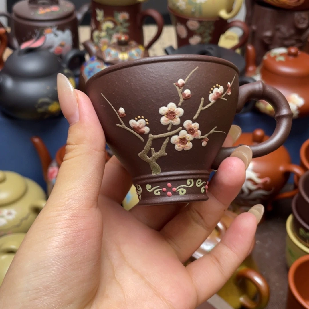 茶杯紫砂紫砂主人杯100cc