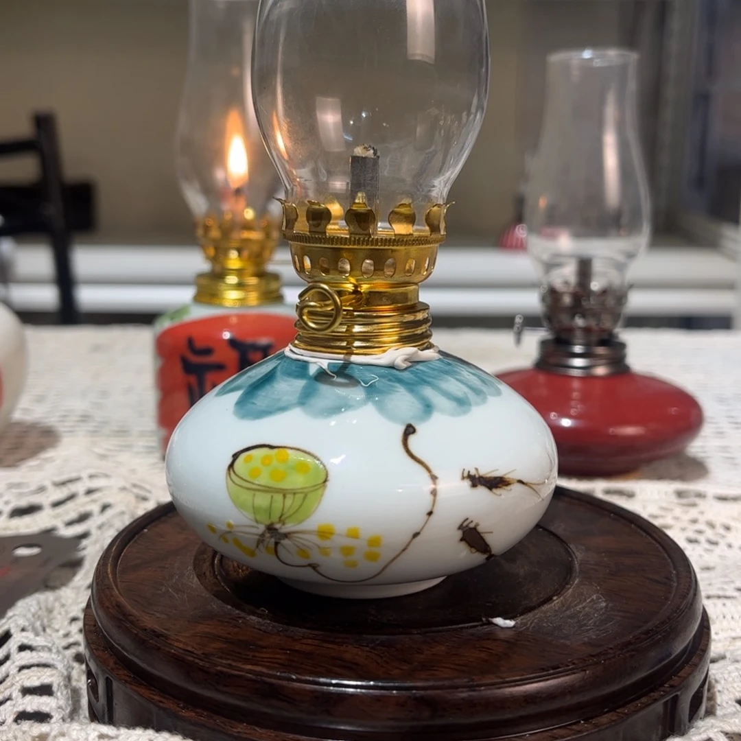 摆件景德镇陶瓷香薰灯