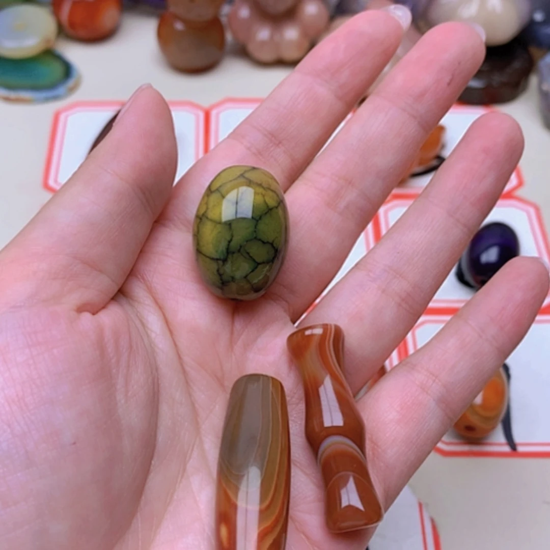 【闪购商品】未镶嵌玛瑙/玉髓珠宝半成品然**物