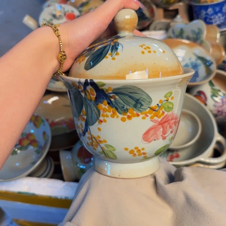瓷片景德镇陶瓷手工手绘