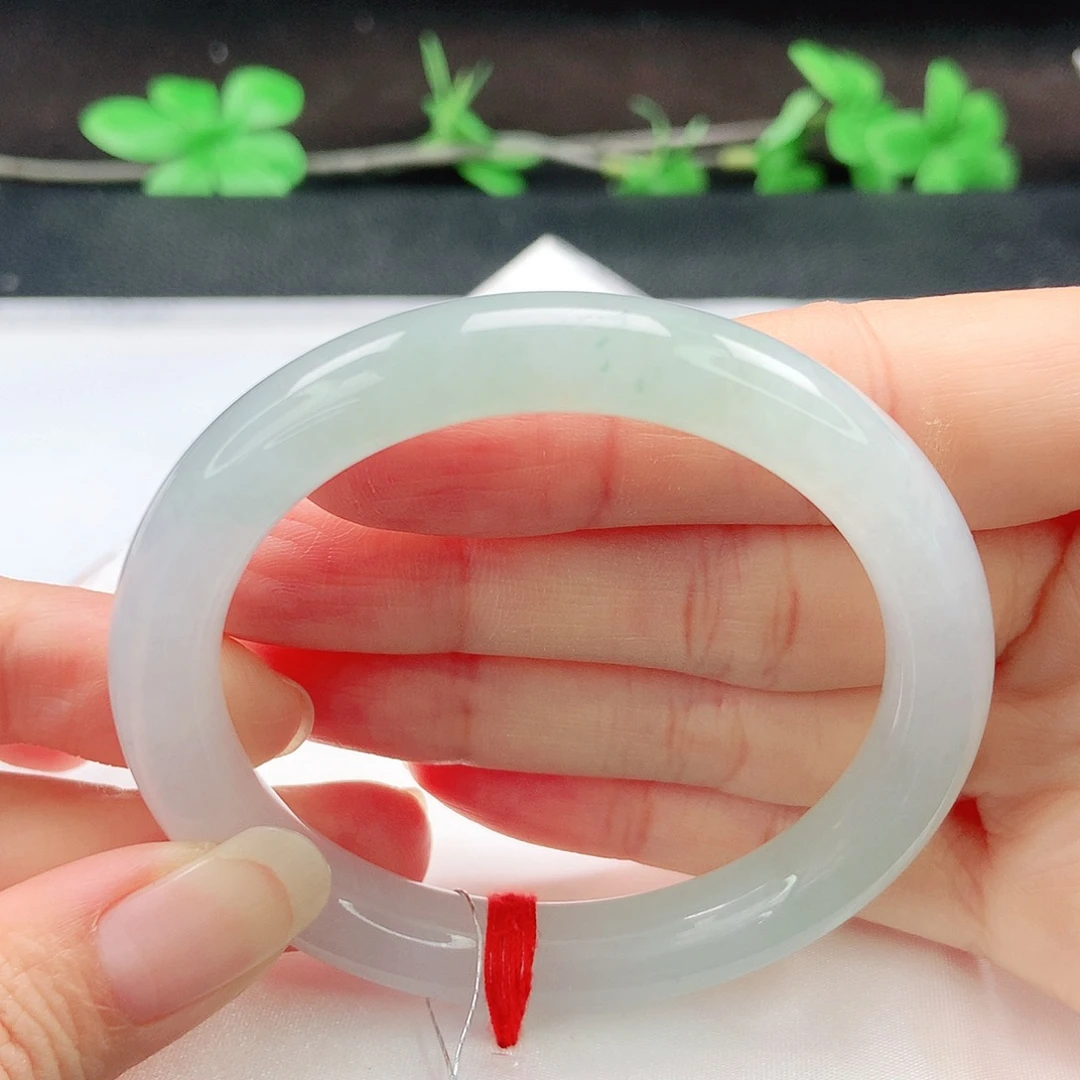 翡翠未镶嵌手镯（圆镯）53圆