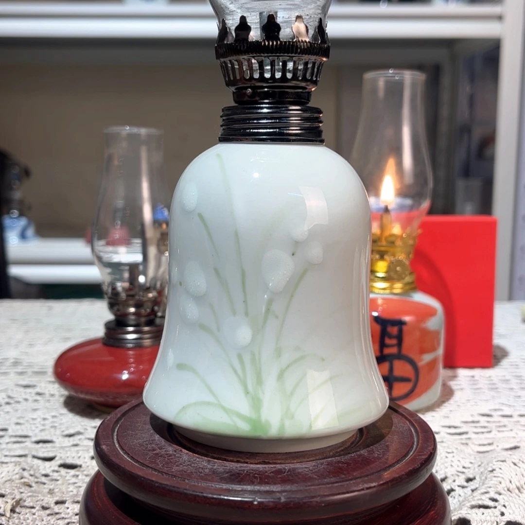 摆件景德镇陶瓷香薰灯