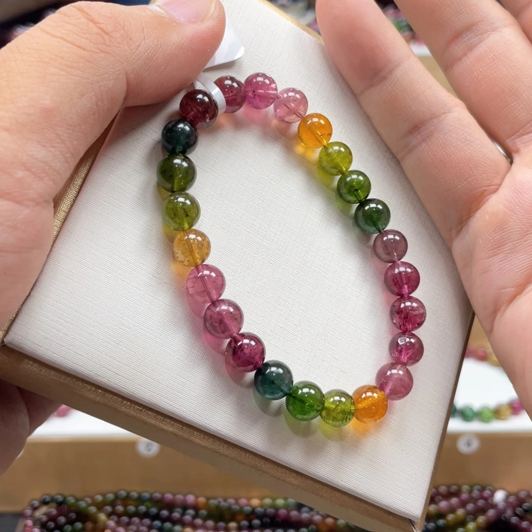 手串未镶嵌碧玺7.5mm.mmmmmmmm