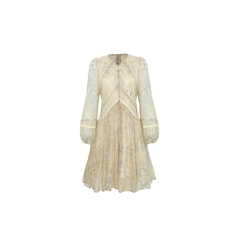 【2025-禾枫原创】重磅100桑蚕丝连衣裙Y25C9025