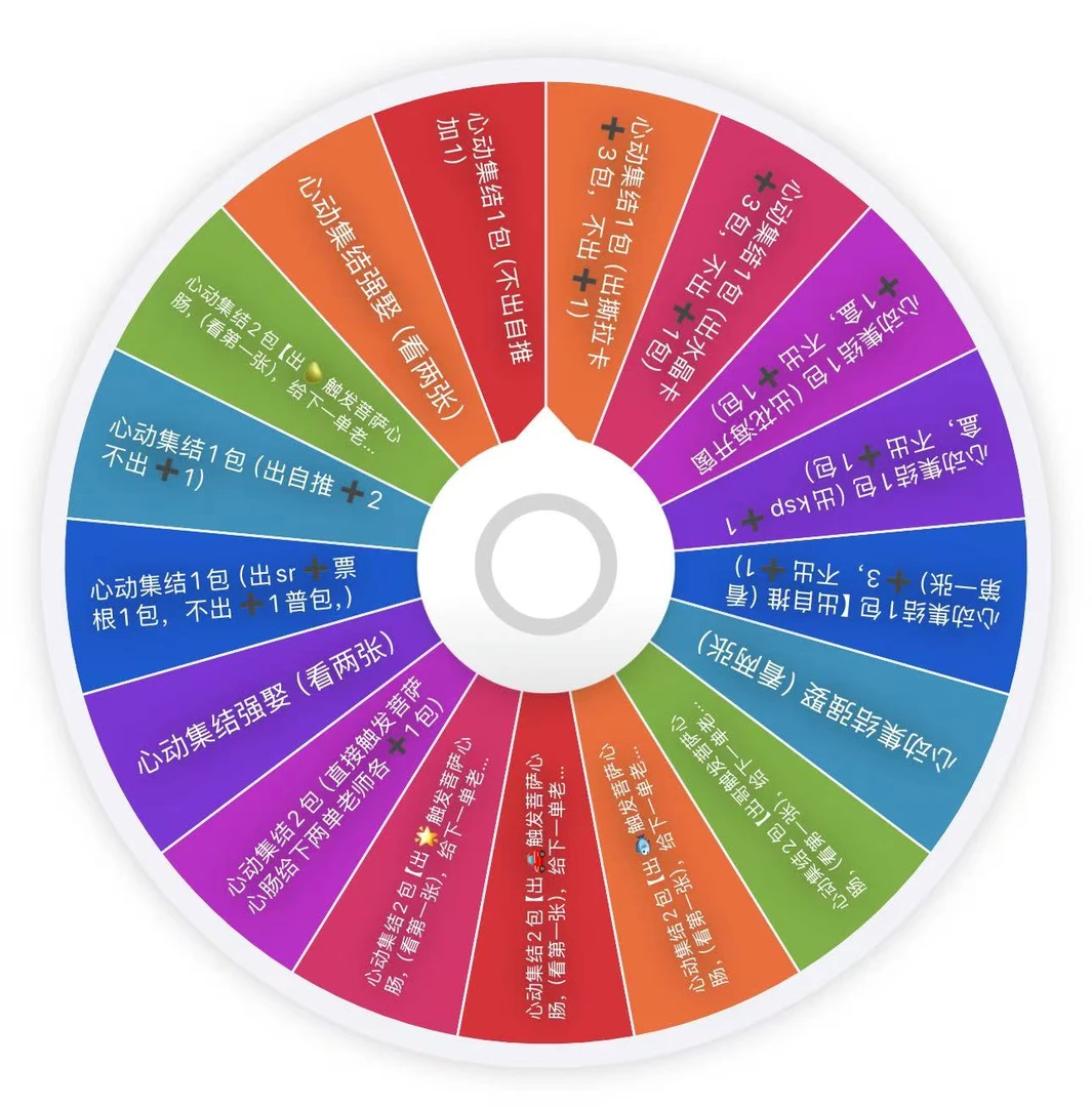 心动集结系列9.9大转盘