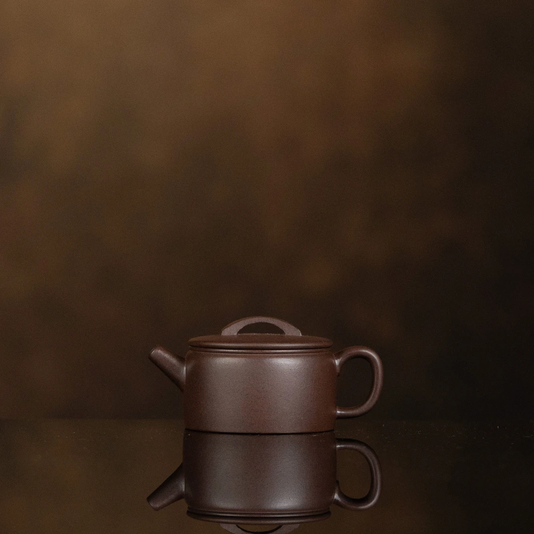 【利贞l小汉瓦】原矿紫泥80cc手工制宜兴茶壶茶具JYT