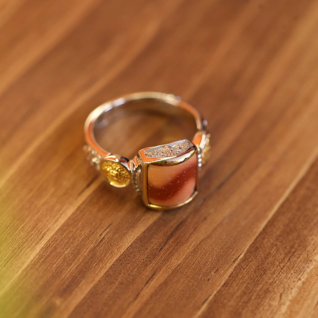 【观澜珠宝】玛瑙戒指 戒圈 多样发 2515