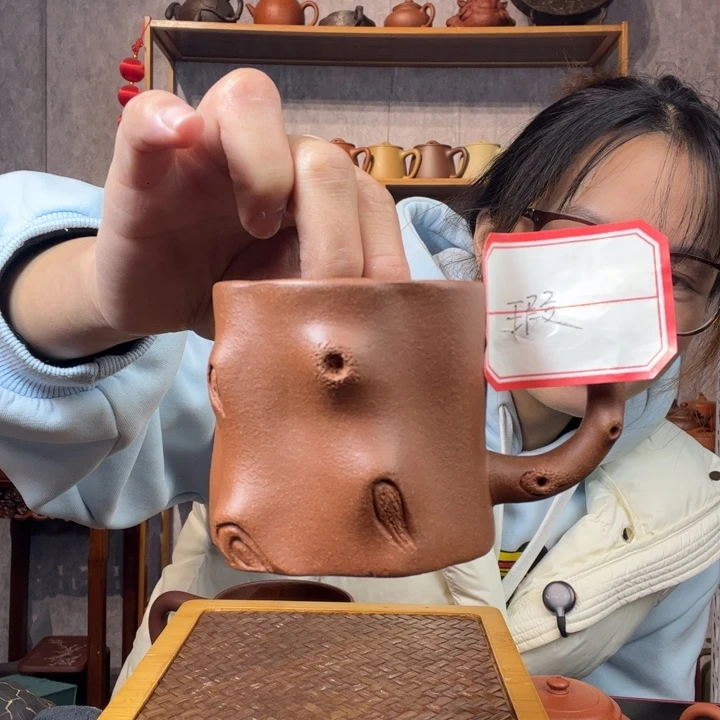 茶杯紫砂原矿紫砂杯