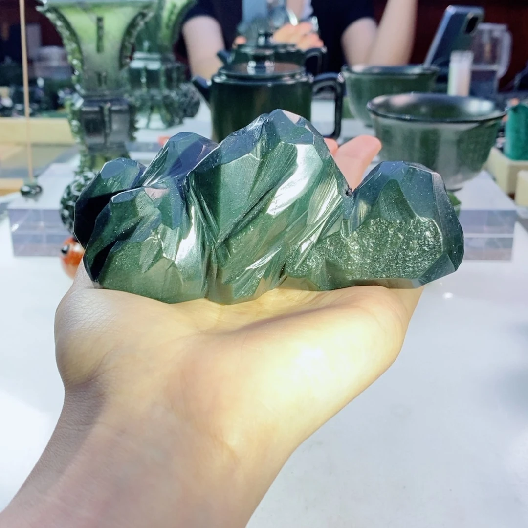 和田玉（青玉）未镶嵌挂件韵*