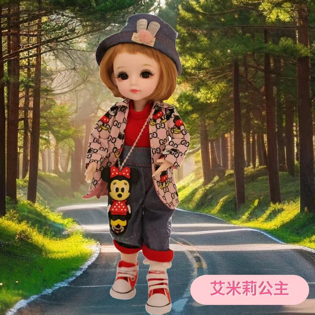 BJD娃娃高品质女孩玩具仿真可换装芭比娃娃女孩手办女孩最爱娃娃