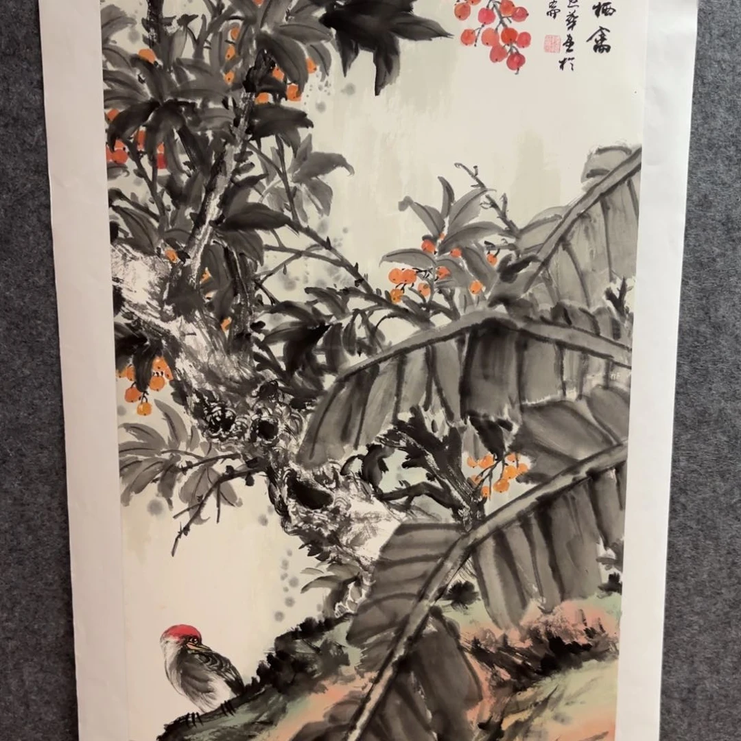 国画陆远华画家作品山水花鸟精品手绘