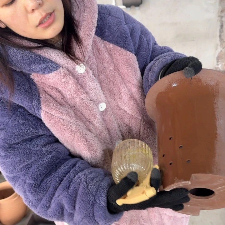 紫砂紫砂花盆口径