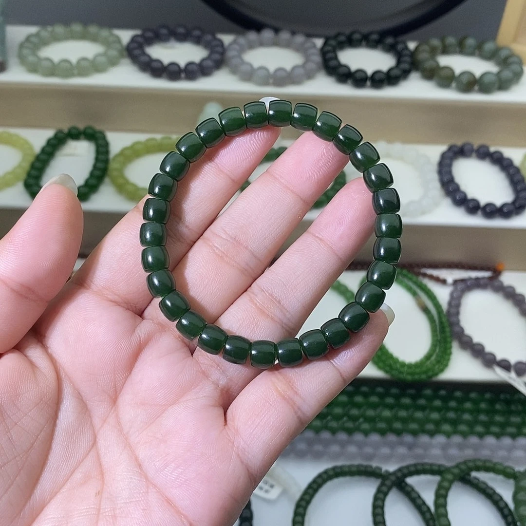 和田玉未镶嵌手链