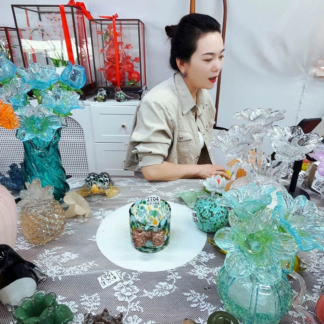 琉璃花瓶花器艺术品
