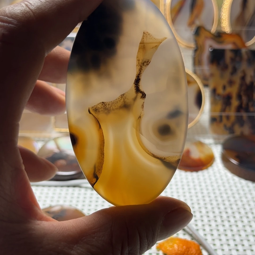 玛瑙/玉髓未镶嵌吊坠(不含链)