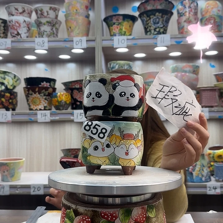 花盆紫砂瑕疵瑕疵858