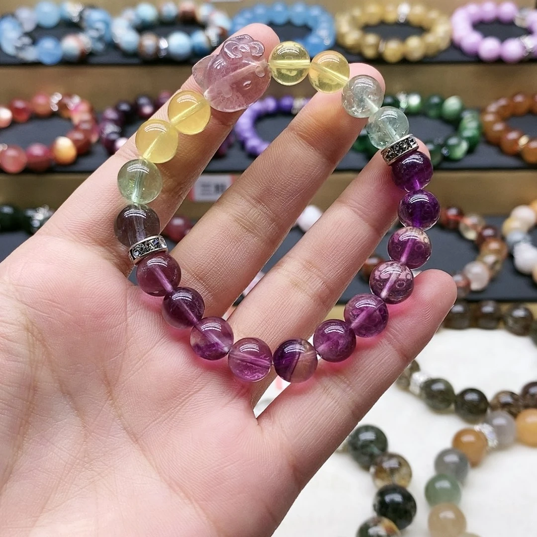 水晶手链未镶嵌萤石