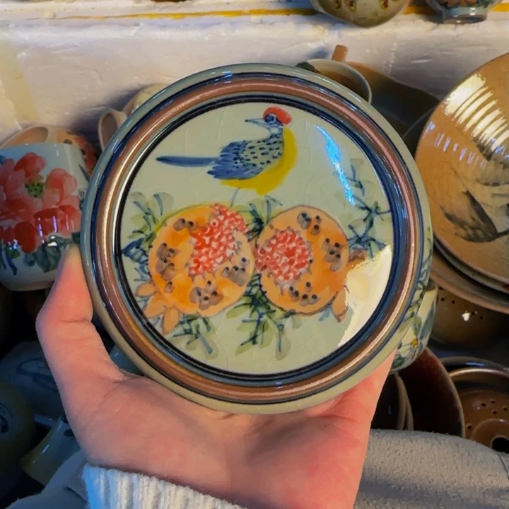 瓷片景德镇陶瓷手工手绘