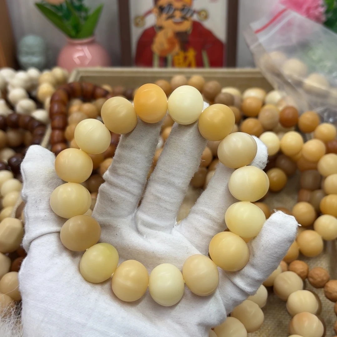 蟹***黄菩提根/象牙果吊坠18+干磨落地果鲨鱼背默认瑕000