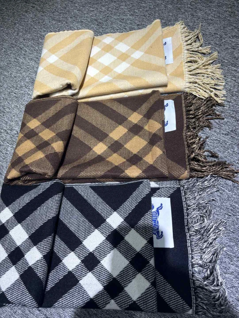 【100山羊毛高版本】高端定制双面羊绒羊毛围巾披肩