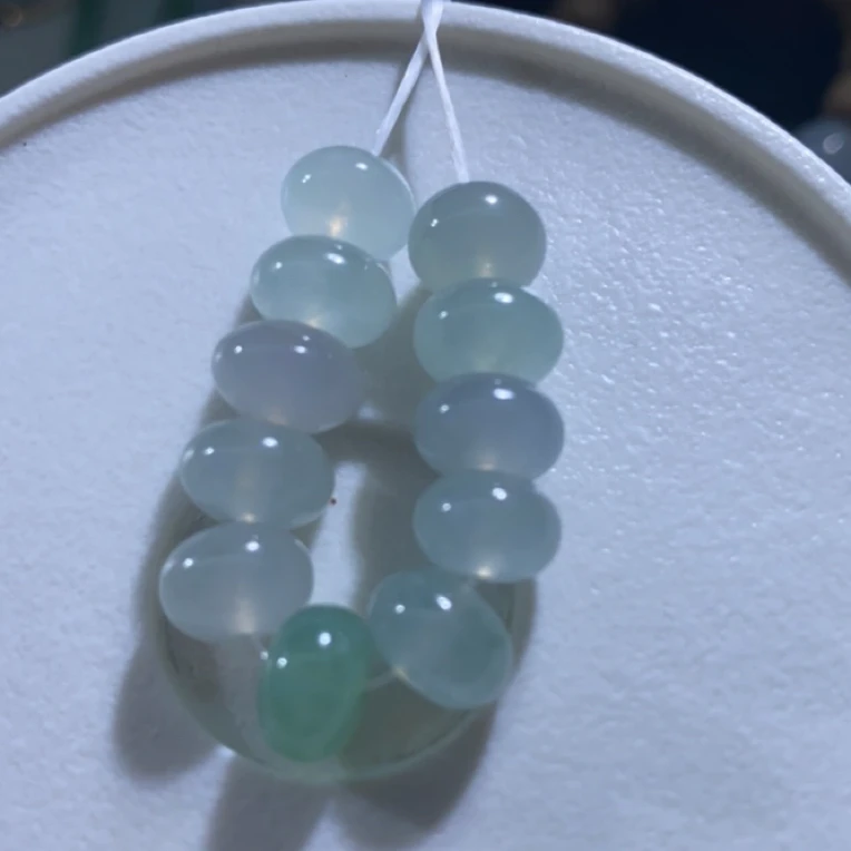 翡翠翡翠鼓珠 卡8