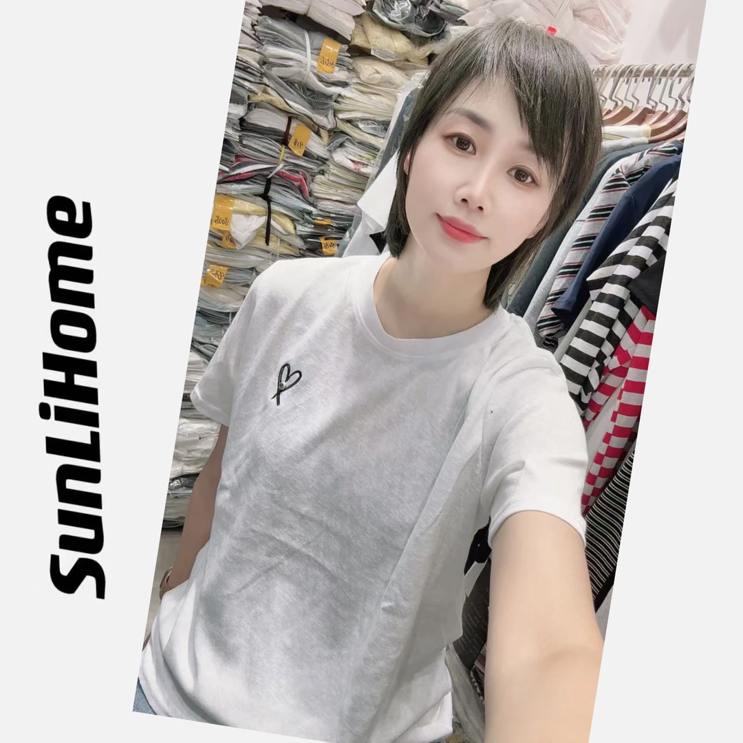 SL-【小心心半袖】204#新款休闲简约半袖